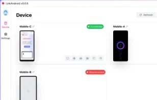 LinkAndroid：开源全能安卓连接助手，电脑一键投屏录屏与设备管理