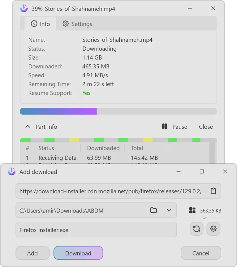 AB Download Manager：免费无广告下载神器，安卓/Windows/Mac/Linux全能适配