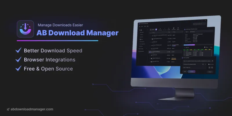 AB Download Manager：免费无广告下载神器，安卓/Windows/Mac/Linux全能适配