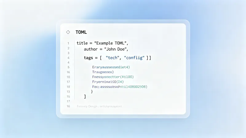 TOML是什么文件?TOML文件怎么打开? TOML是什么文件?TOML文件怎么打开?