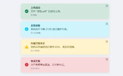 Bootstrap 5 + FontAwesome 6 通知组件美化详解（附代码示例）