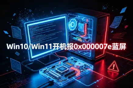 Win10/Win11 开机报 0x0000007e 蓝屏怎么解决？完整修复指南