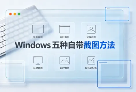 Windows 电脑怎么截图？5 种自带截图方法完整指南