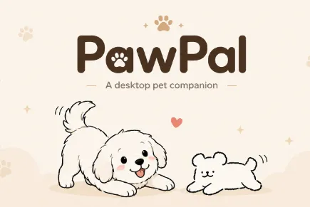 PawPal：开源桌面电子宠物陪伴软件，自带喝水久坐定时提醒
