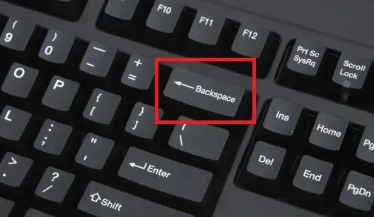 Backspace是哪个键？电脑键盘Backspace键的功能作用详解