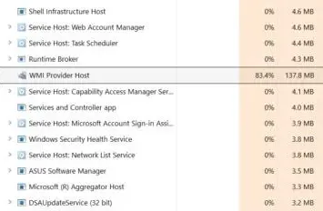 WMI Provider Host 是什么进程？WmiProviderHost CPU 占用高解决方法